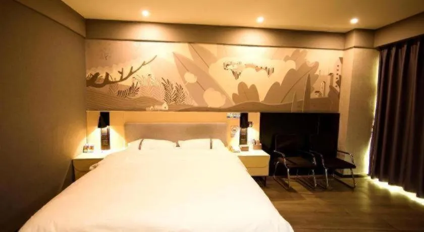 Bed in Thank Inn Jiangxi Nanchang Anyi County Fenghuangshan Industrial Park