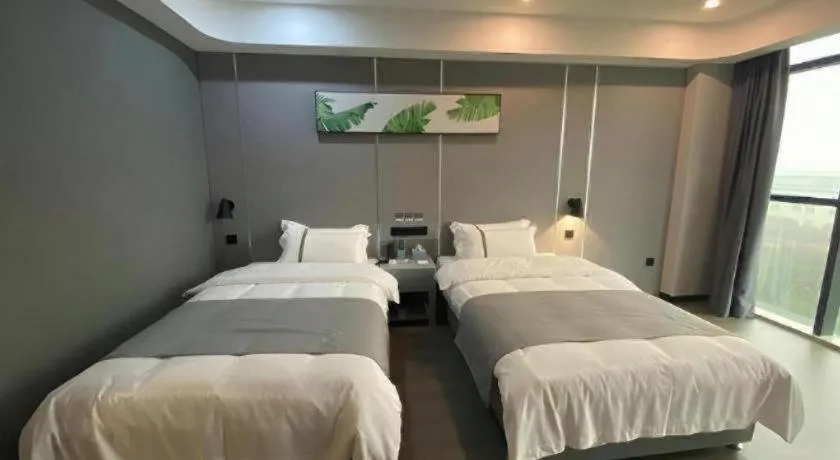 Bed in Thank Inn Jiangxi Nanchang Anyi County Fenghuangshan Industrial Park