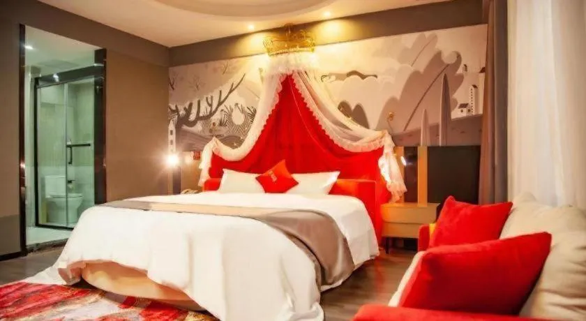 Bed in Thank Inn Guizhou Bijie Qianxi County High-Speed Railway Station