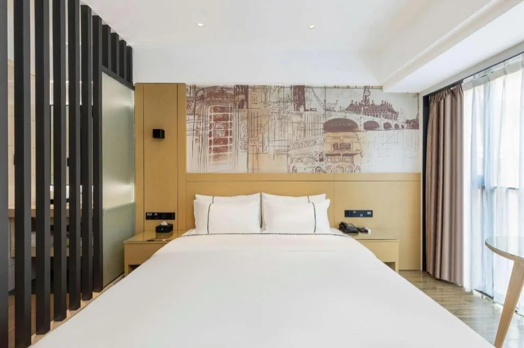 Bed in City Comfort Inn Yunfu Xinxing Juncheng Plaza