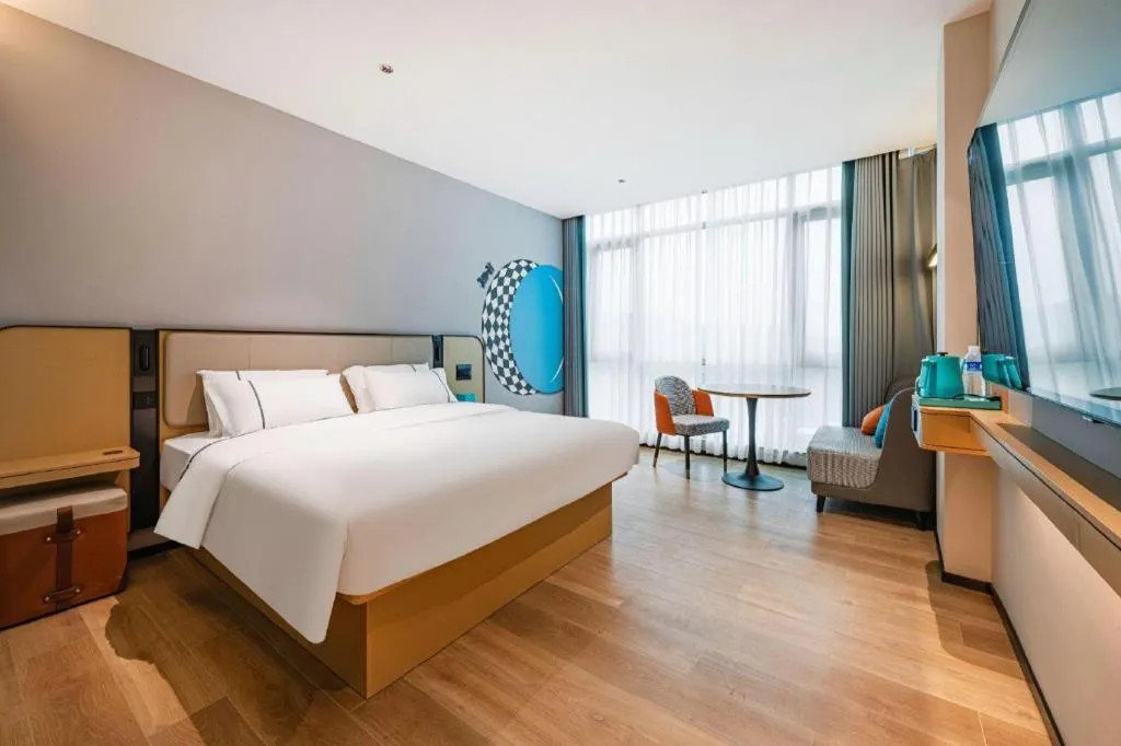 Bed in City Comfort Inn Yunfu Xinxing Juncheng Plaza