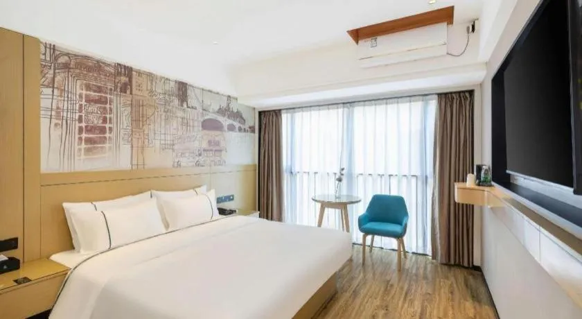 Bed in City Comfort Inn Yunfu Xinxing Juncheng Plaza
