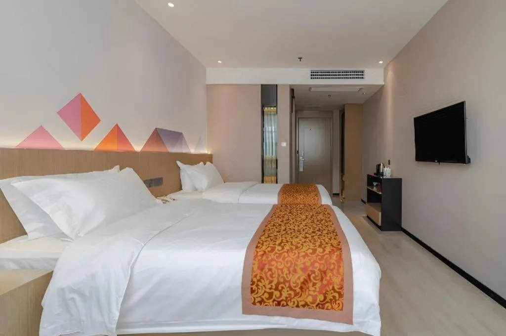 Bed in Borrman Hotel Hefei Yaohai Wanda Linquan East Road