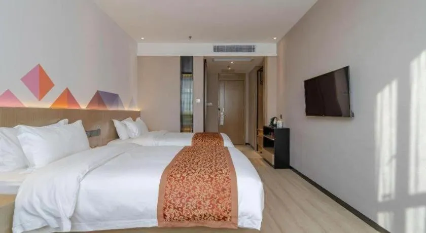 Bed in Borrman Hotel Hefei Yaohai Wanda Linquan East Road