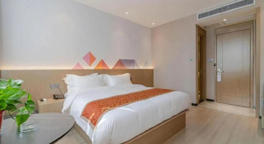 Bed in Borrman Hotel Hefei Yaohai Wanda Linquan East Road