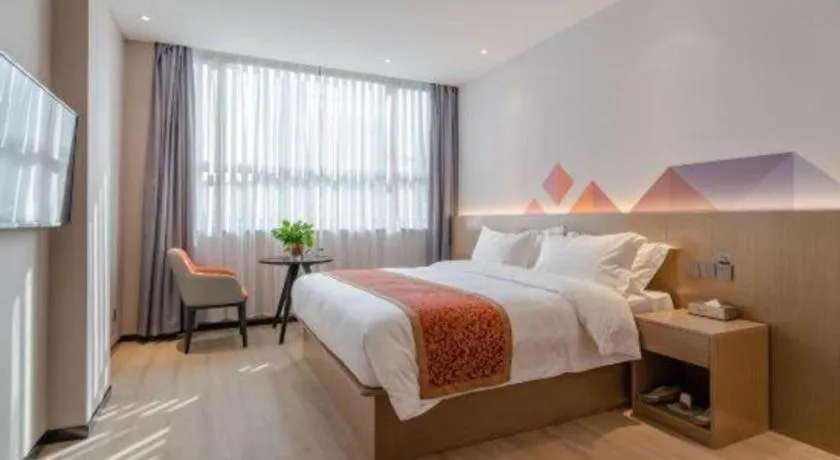 Bed in Borrman Hotel Hefei Yaohai Wanda Linquan East Road