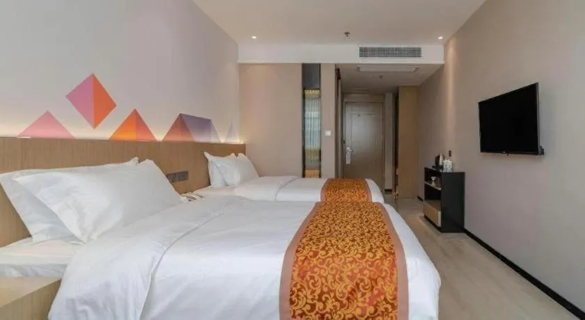 Bed in Borrman Hotel Hefei Yaohai Wanda Linquan East Road