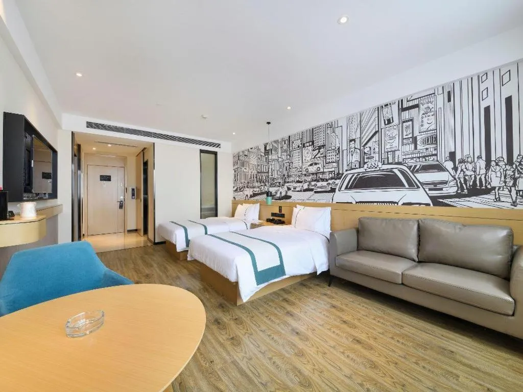 Bed in City Comfort Inn Hantianhe Airport Hengdian Street