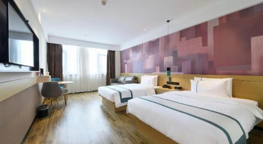 Bed in City Comfort Inn Hantianhe Airport Hengdian Street