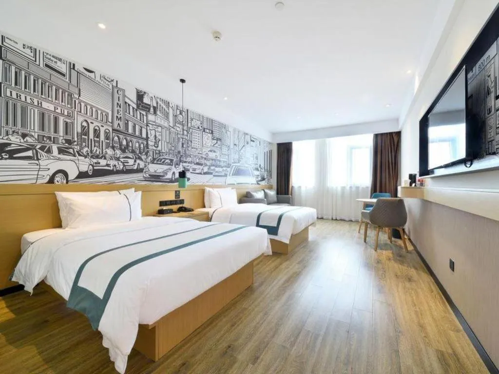 Bed in City Comfort Inn Hantianhe Airport Hengdian Street