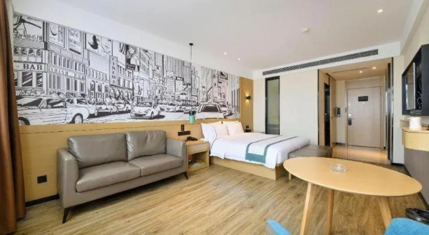 Bed in City Comfort Inn Hantianhe Airport Hengdian Street