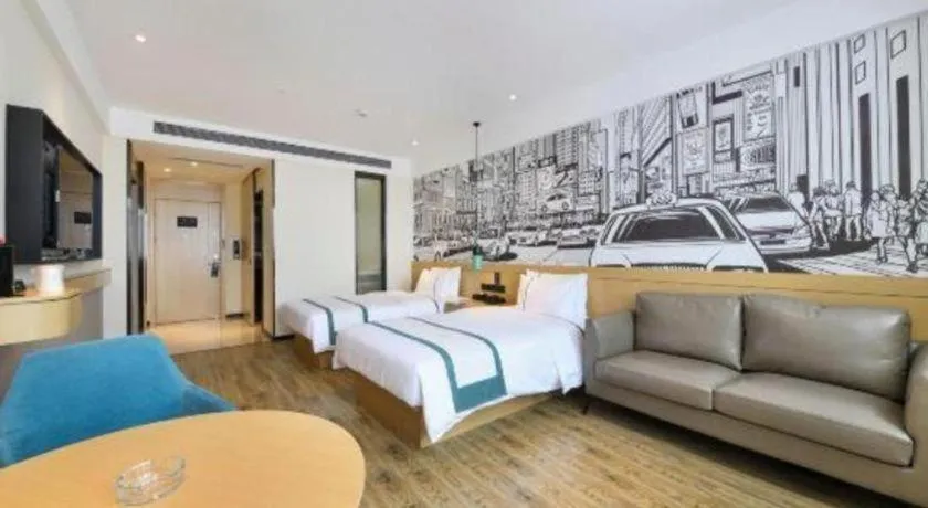 Bed in City Comfort Inn Hantianhe Airport Hengdian Street