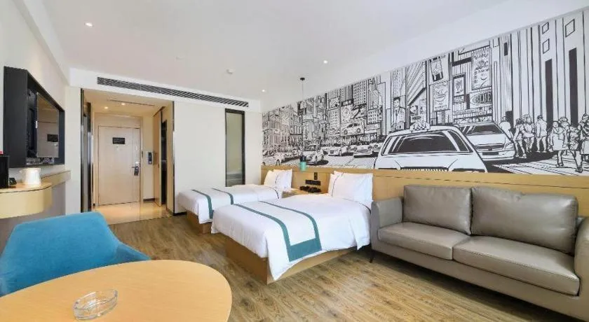 Bed in City Comfort Inn Hantianhe Airport Hengdian Street