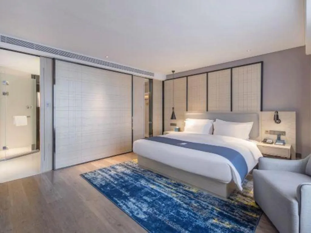 Bed in Echarm Hotel Nanning the MixC Dongmeng Business District