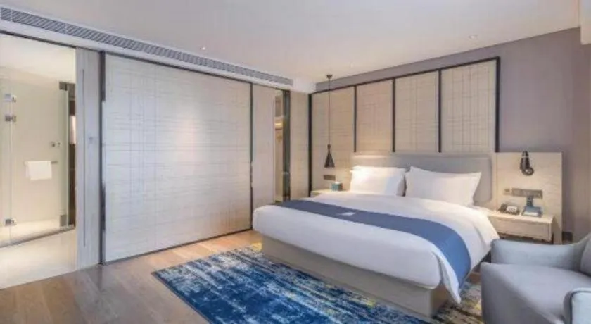 Bed in Echarm Hotel Nanning the MixC Dongmeng Business District