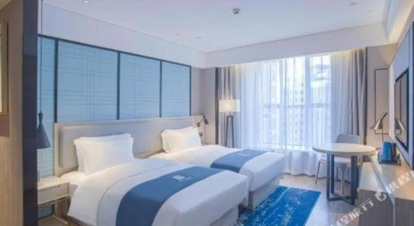 Bed in Echarm Hotel Nanning the MixC Dongmeng Business District