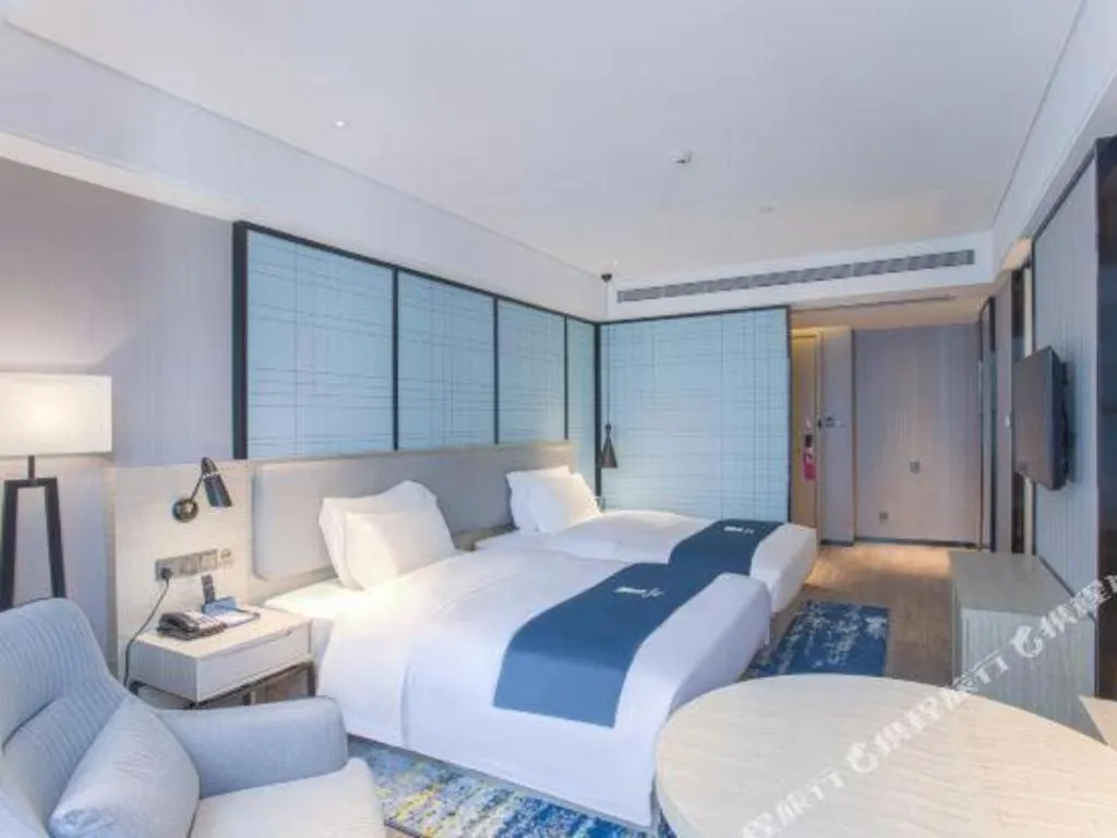 Bed in Echarm Hotel Nanning the MixC Dongmeng Business District