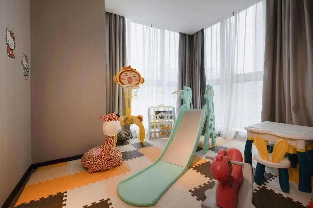 Bed in Echarm Hotel Nanning the MixC Dongmeng Business District