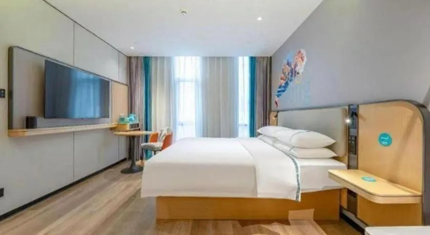 Bed in City Comfort Inn Qingyuan Longtang Light Rail Changlong