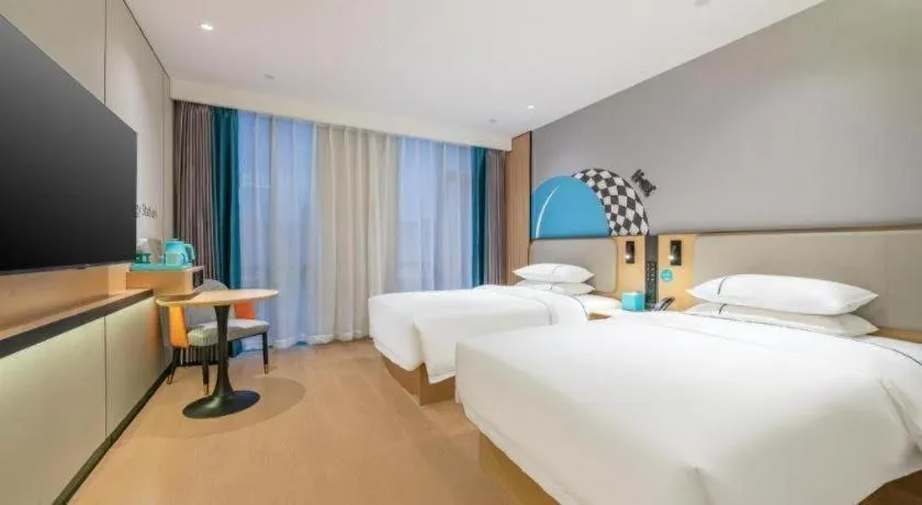 Bed in City Comfort Inn Qingyuan Longtang Light Rail Changlong