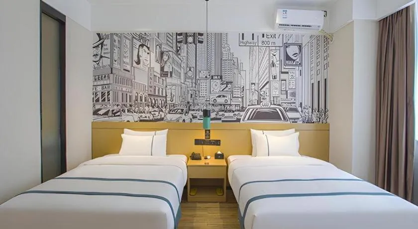 Bed in City Comfort Inn Nanning Huanan City