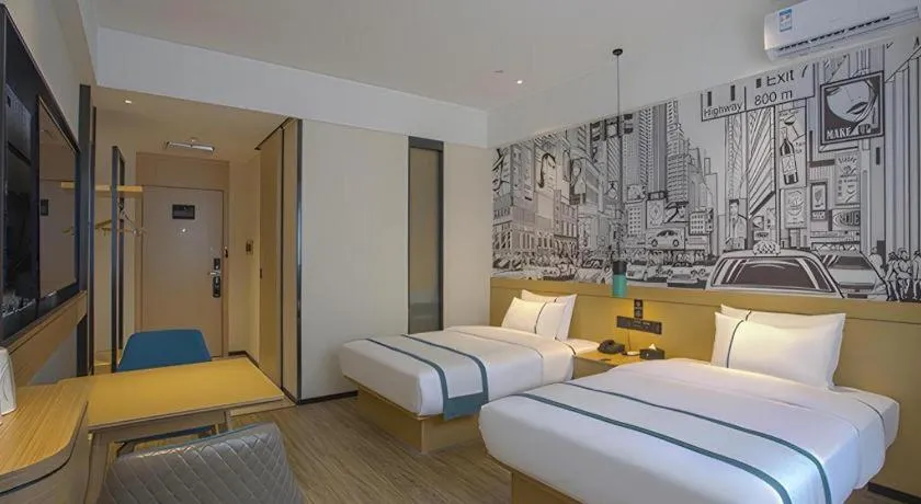 Bed in City Comfort Inn Nanning Huanan City