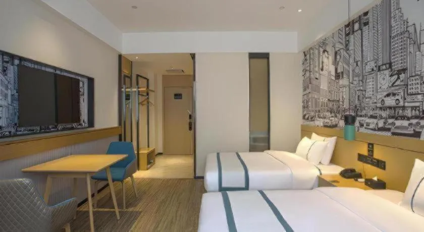 Bed in City Comfort Inn Nanning Huanan City