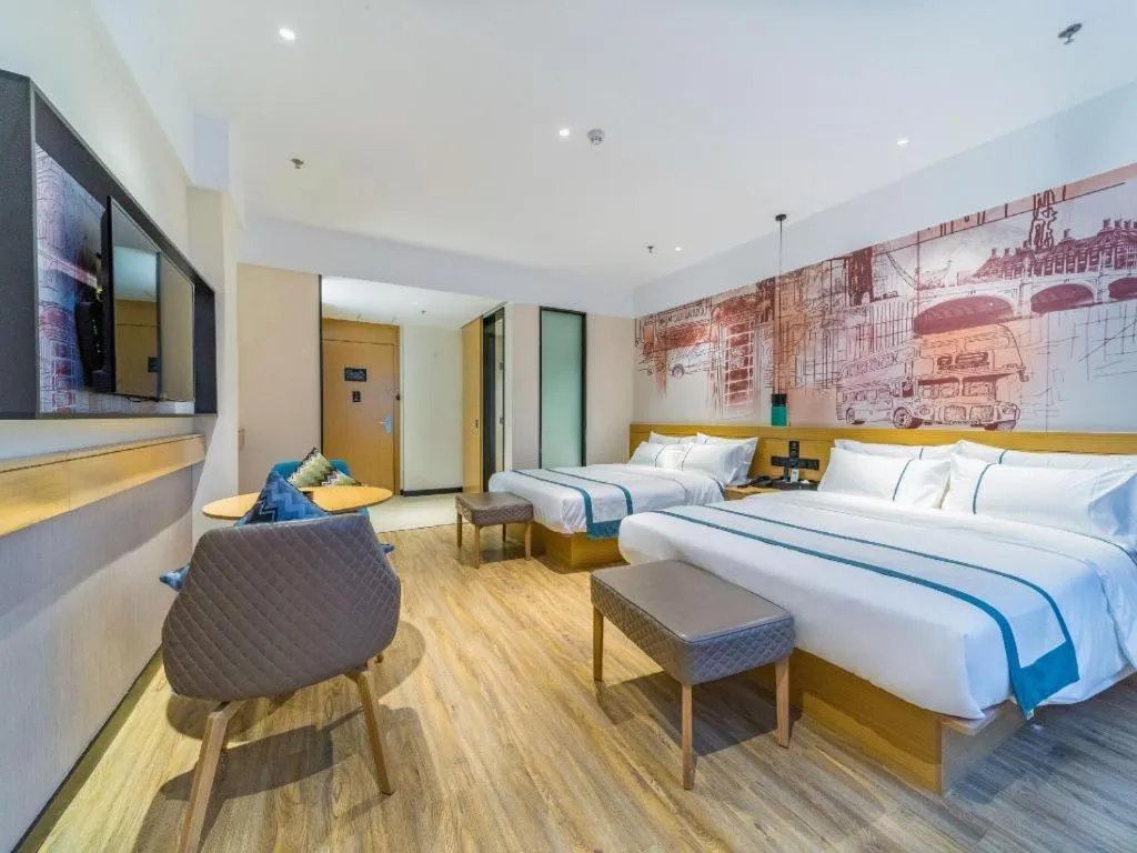 Bed in City Comfort Inn Qingyuan Yingde Heping North Road