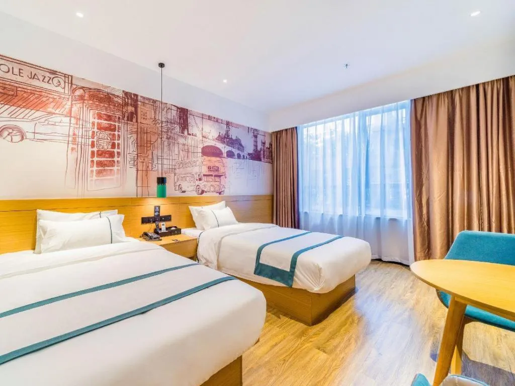 Bed in City Comfort Inn Qingyuan Yingde Heping North Road