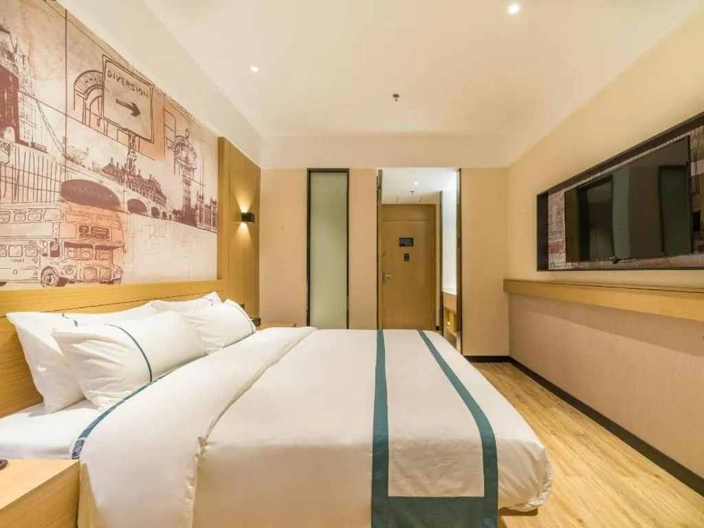 Bed in City Comfort Inn Qingyuan Yingde Heping North Road