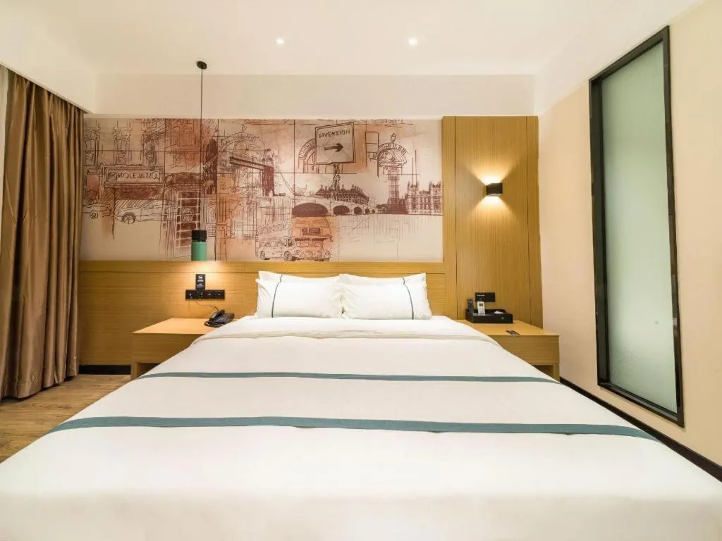 Bed in City Comfort Inn Qingyuan Yingde Heping North Road