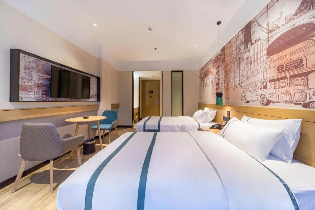 Bed in City Comfort Inn Qingyuan Yingde Heping North Road