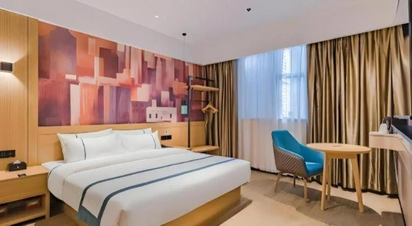 Bed in City Comfort Inn Hotel Dongguan Humen Pedestrian Street