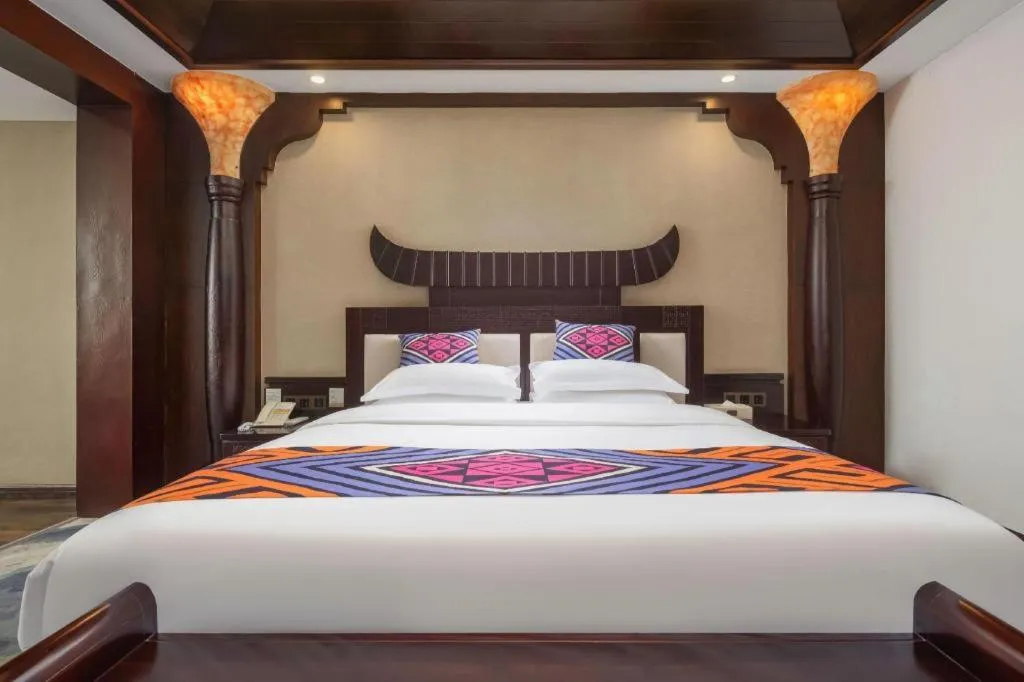 Bed in Immersing Hotels& Resort Guilin International Trade Exhibition Center