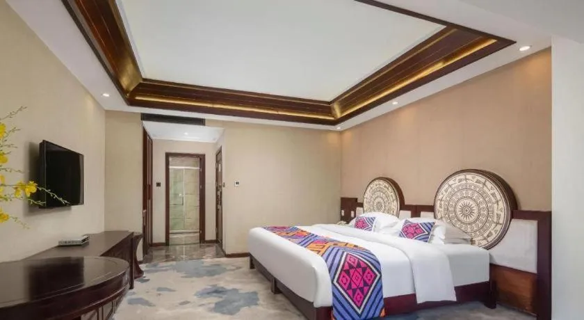 Bed in Immersing Hotels& Resort Guilin International Trade Exhibition Center