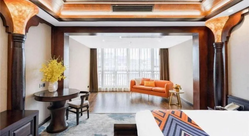 Bed in Immersing Hotels& Resort Guilin International Trade Exhibition Center