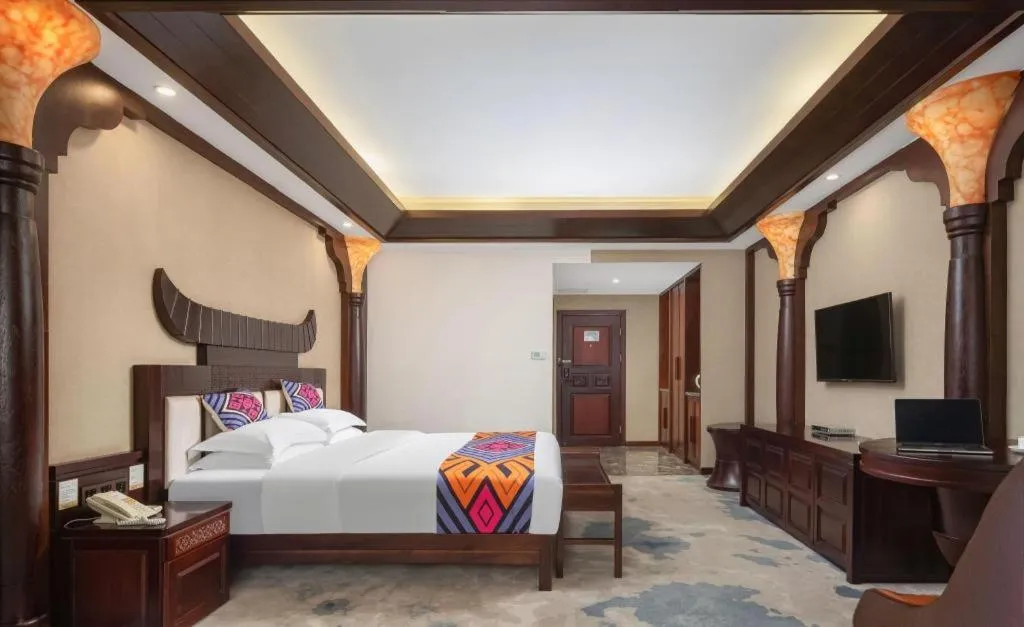 Bed in Immersing Hotels& Resort Guilin International Trade Exhibition Center