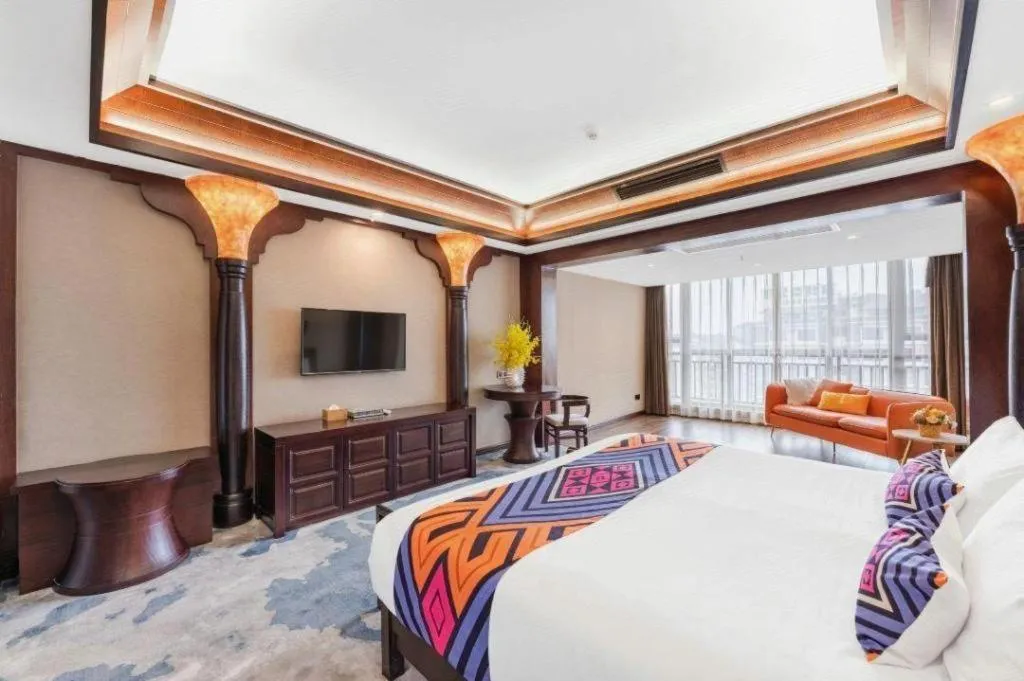 Bed in Immersing Hotels& Resort Guilin International Trade Exhibition Center