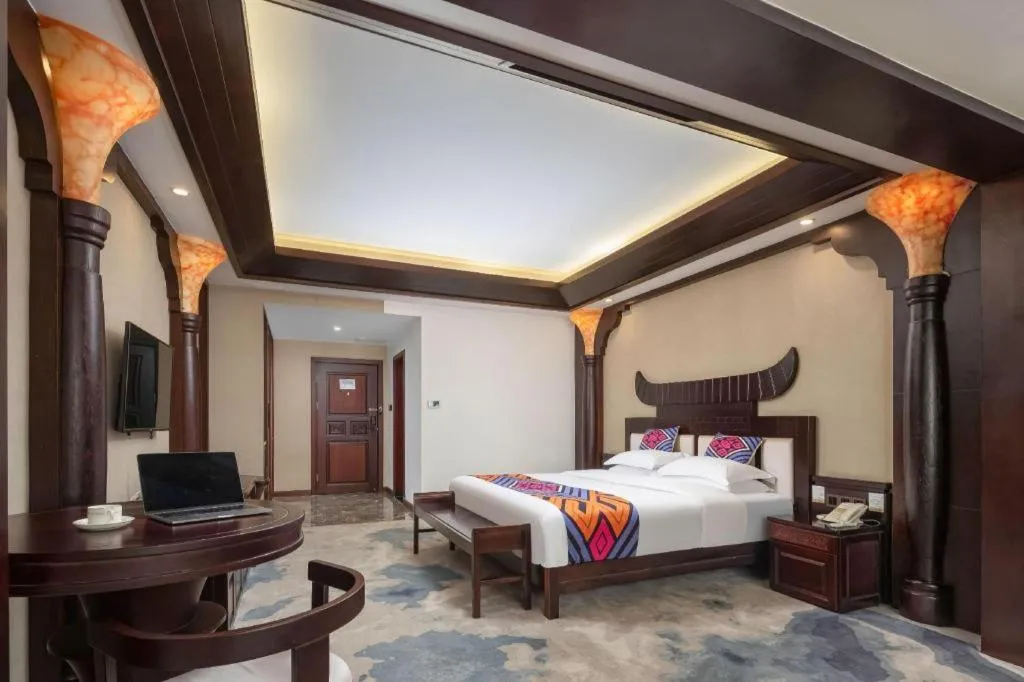 Bed in Immersing Hotels& Resort Guilin International Trade Exhibition Center