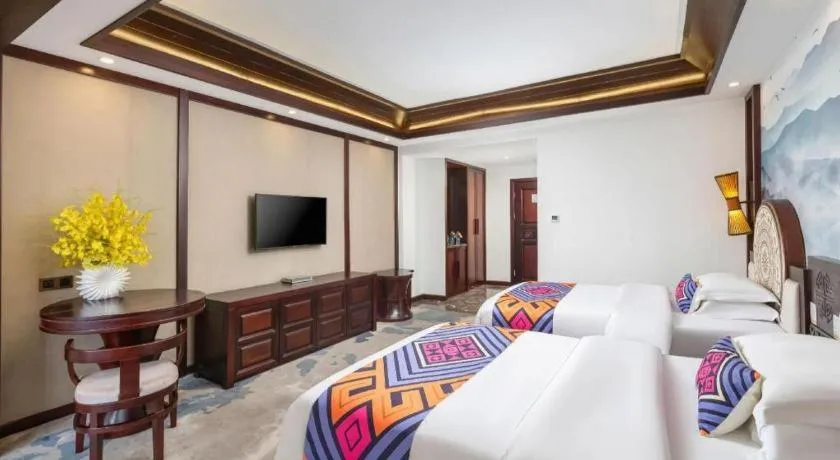 Bed in Immersing Hotels& Resort Guilin International Trade Exhibition Center
