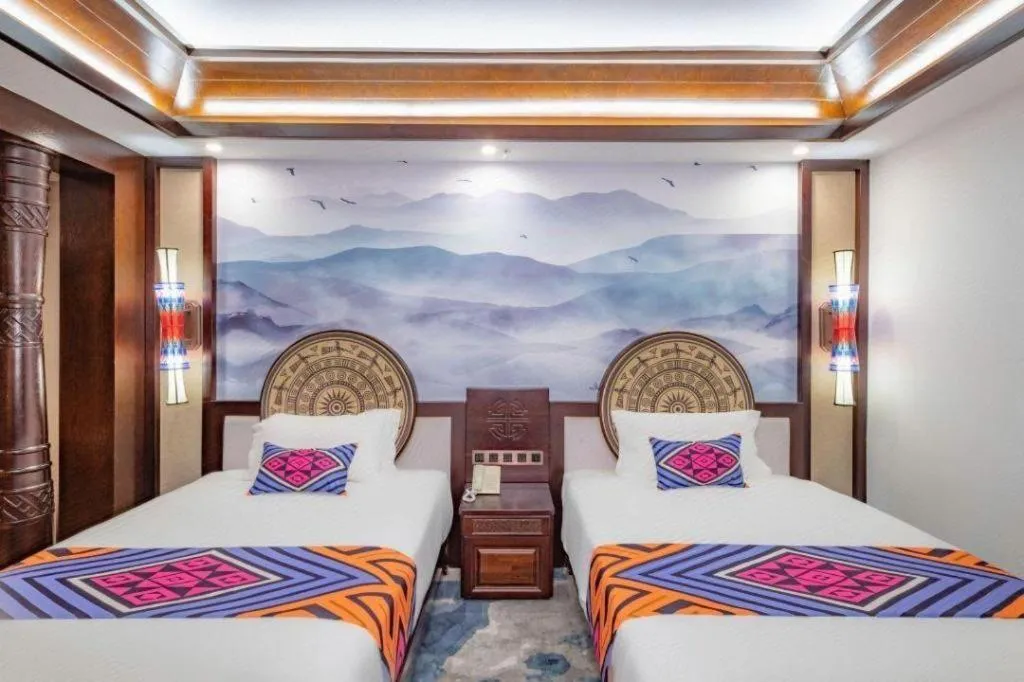 Bed in Immersing Hotels& Resort Guilin International Trade Exhibition Center
