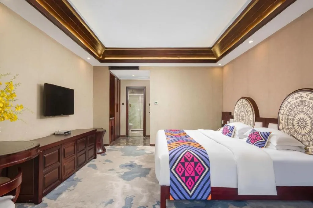 Bed in Immersing Hotels& Resort Guilin International Trade Exhibition Center