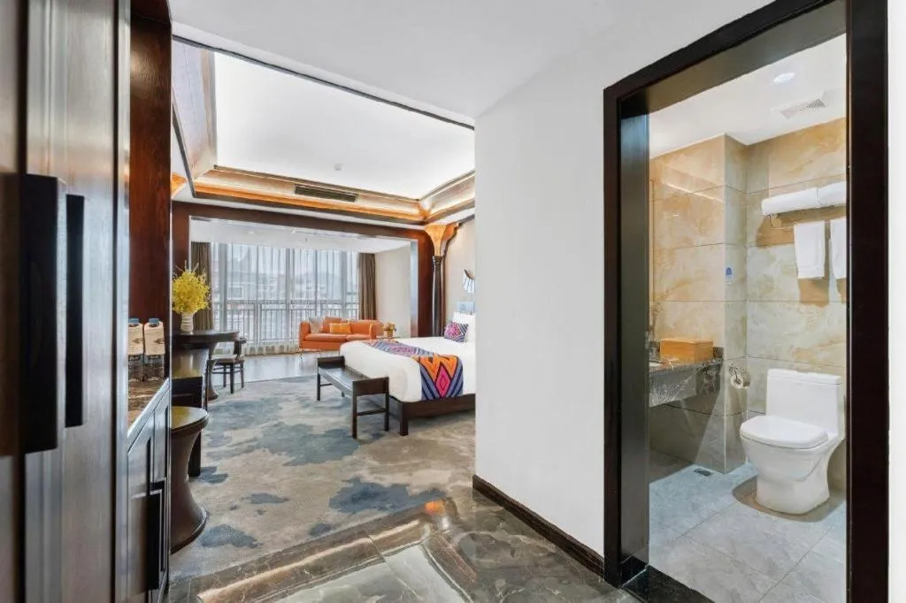 Bed in Immersing Hotels& Resort Guilin International Trade Exhibition Center