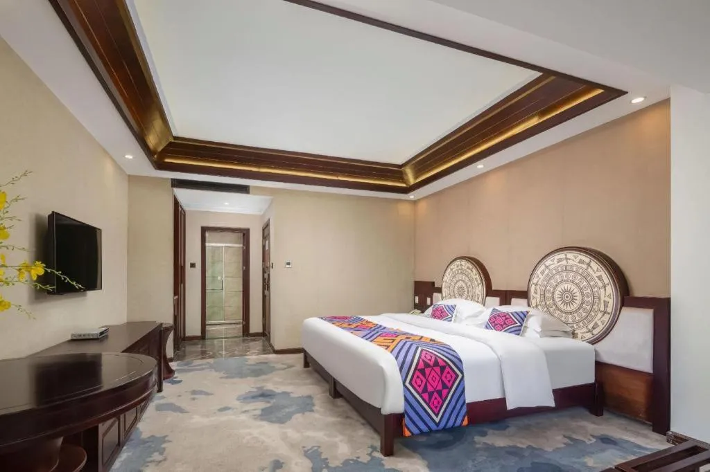 Bed in Immersing Hotels& Resort Guilin International Trade Exhibition Center