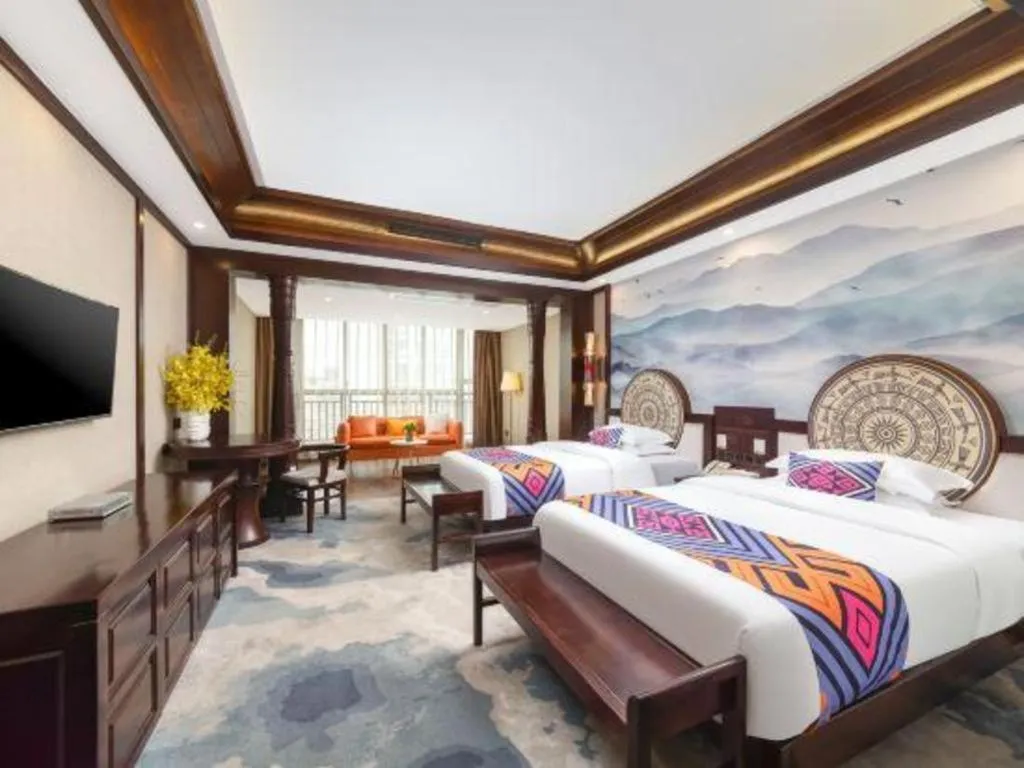 Bed in Immersing Hotels& Resort Guilin International Trade Exhibition Center