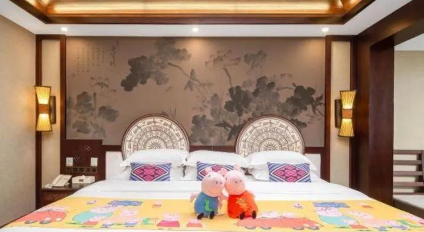 Bed in Immersing Hotels& Resort Guilin International Trade Exhibition Center