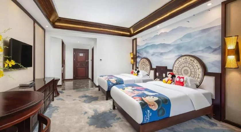 Bed in Immersing Hotels& Resort Guilin International Trade Exhibition Center