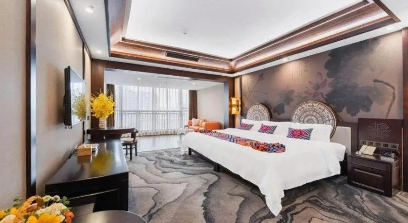 Bed in Immersing Hotels& Resort Guilin International Trade Exhibition Center