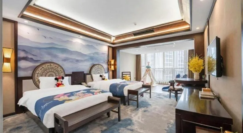 Bed in Immersing Hotels& Resort Guilin International Trade Exhibition Center