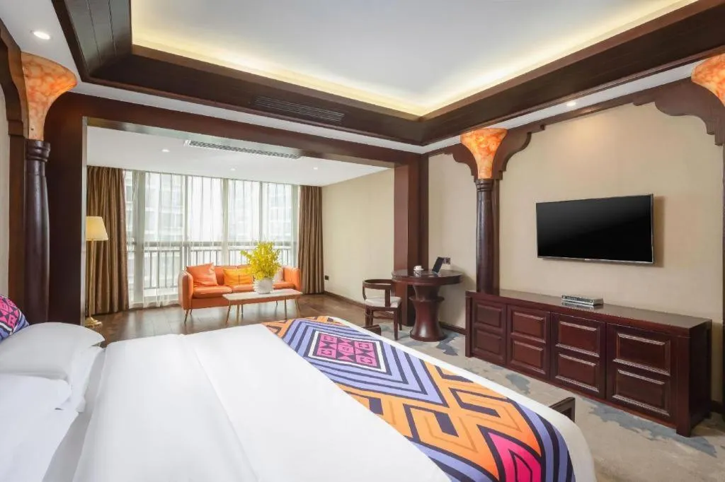 Bed in Immersing Hotels& Resort Guilin International Trade Exhibition Center